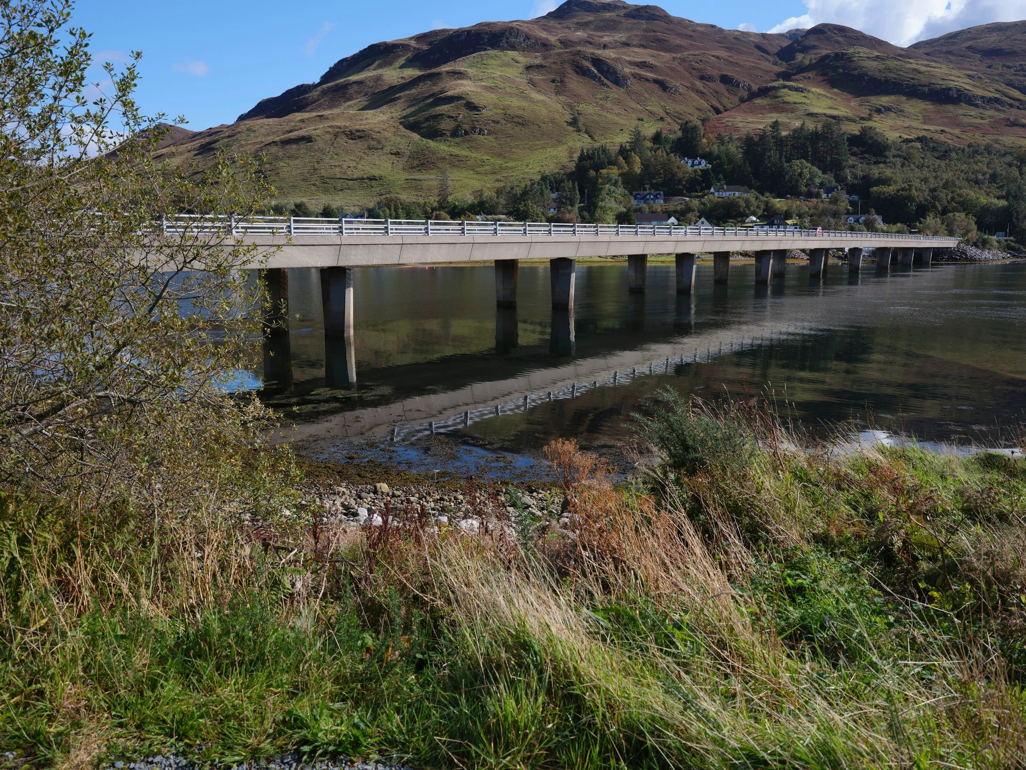 Scottish lochside bridge and scenery